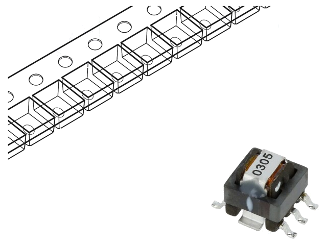 Transformer: measuring; 3mH; Trans: 1: 125 Transformer: measuring; 3mH; Trans: 1: 125
